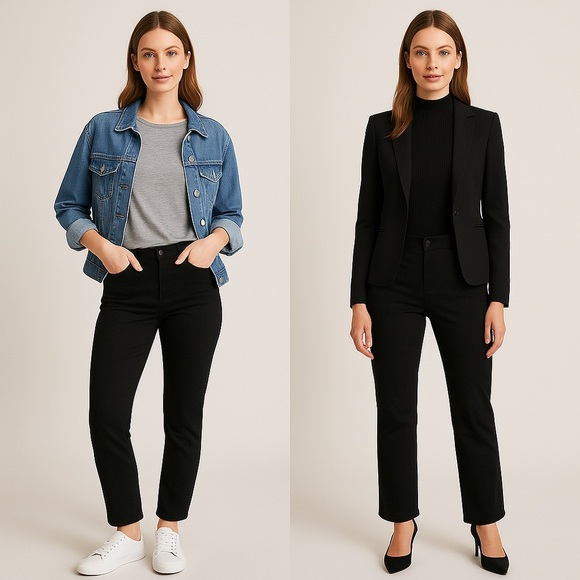 GAP Pants - Gap Women's Straight Leg Pants - Black 🌟